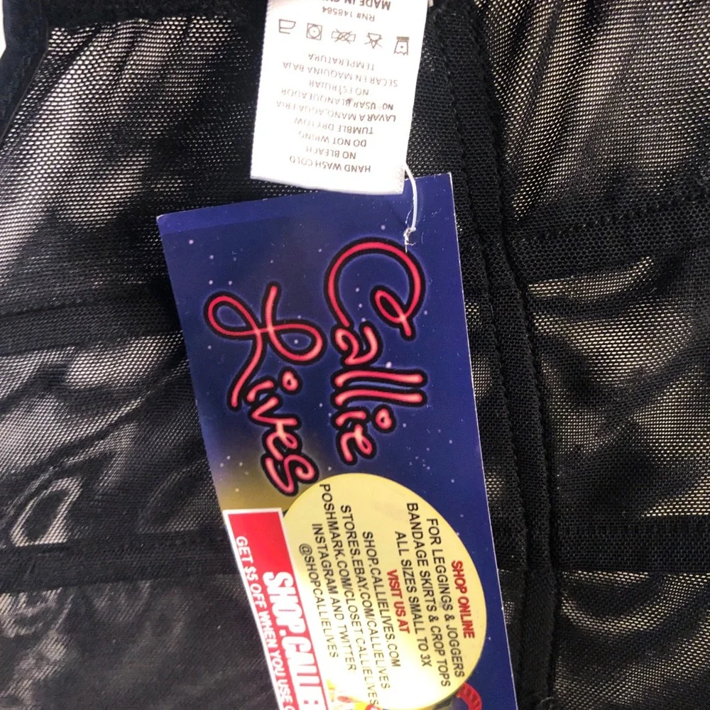 Callie Lives XL zip up corset. NWT - Picture 8 of 8